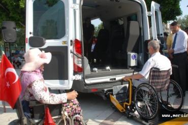 Silifke'de Engelli ve Yaşlı Taşıma Aracı Hizmete Girdi...